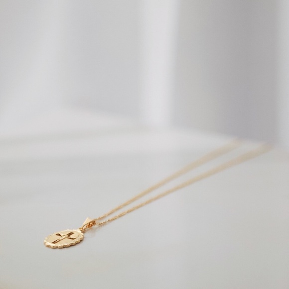 Crucifix Cross Necklace | 18k Gold Filled - Picture 4 of 8